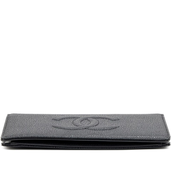 CHANEL Classic Black Pebbled Wallet - Picture 6 of 9